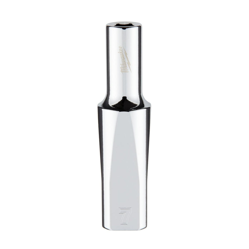 3/8" Drive 7mm Metric Deep Socket with FOUR FLAT™ Sides - AAA Industrial Supply