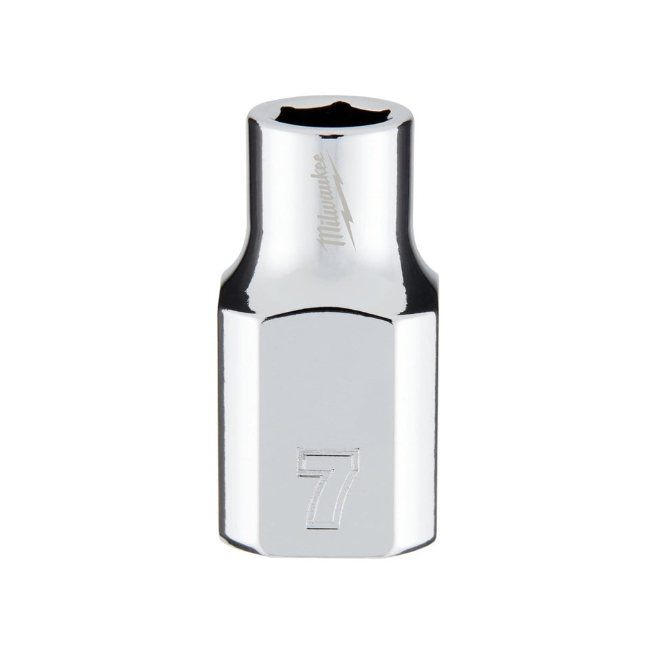 3/8" Drive 7mm Metric Socket with FOUR FLAT™ Sides - AAA Industrial Supply