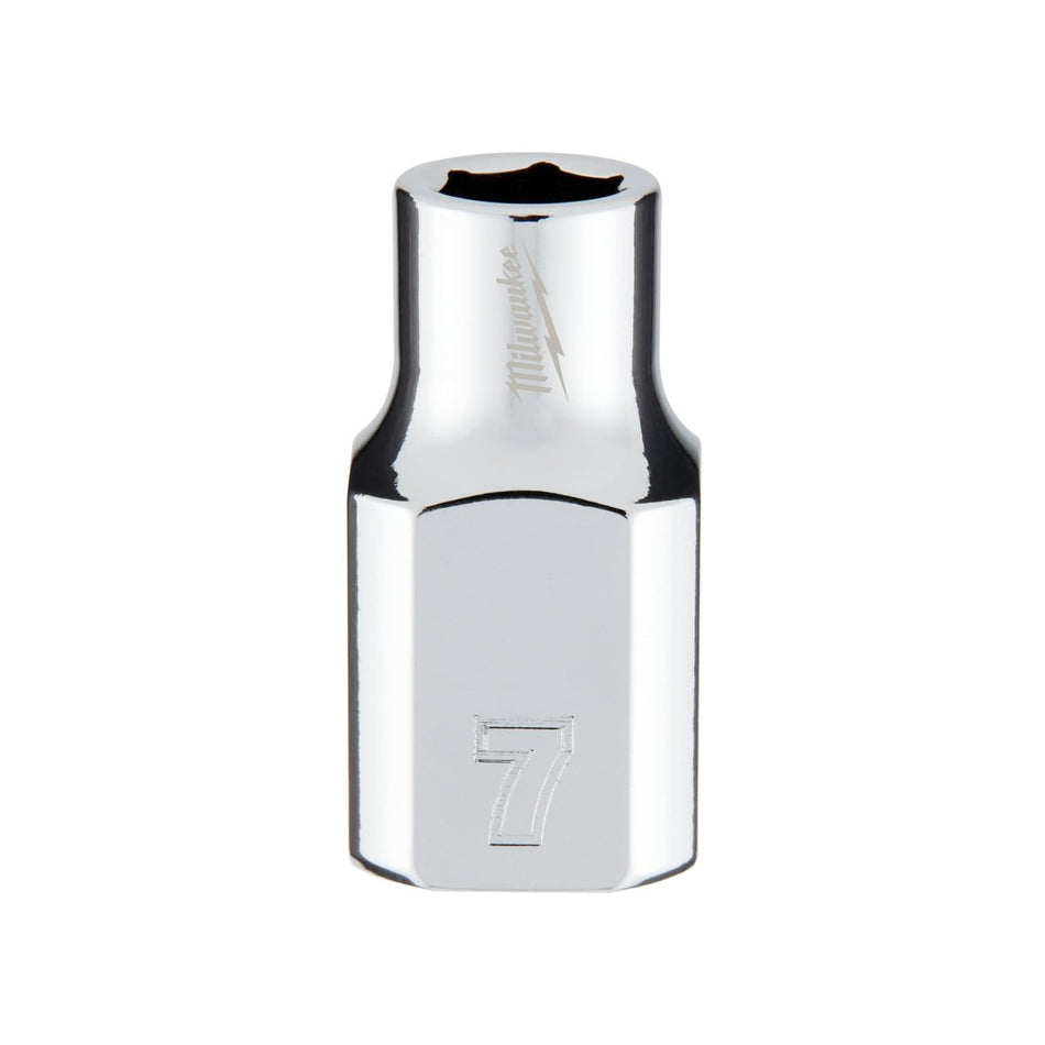 3/8" Drive 7mm Metric Socket with FOUR FLAT™ Sides - AAA Industrial Supply