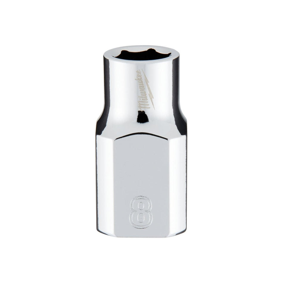 3/8" Drive 8mm Metric Socket with FOUR FLAT™ Sides - AAA Industrial Supply