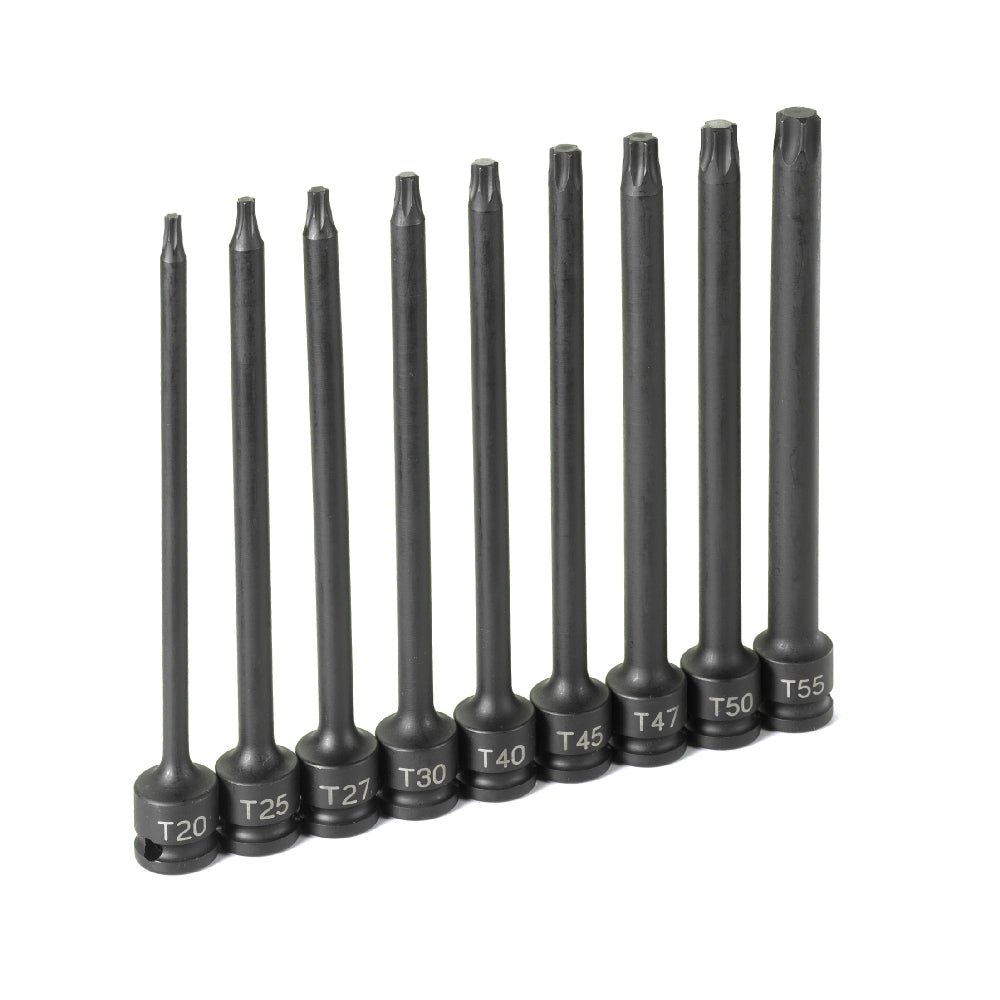 3/8" Drive 9 Pc. 6" Length Internal Star Set - AAA Industrial Supply