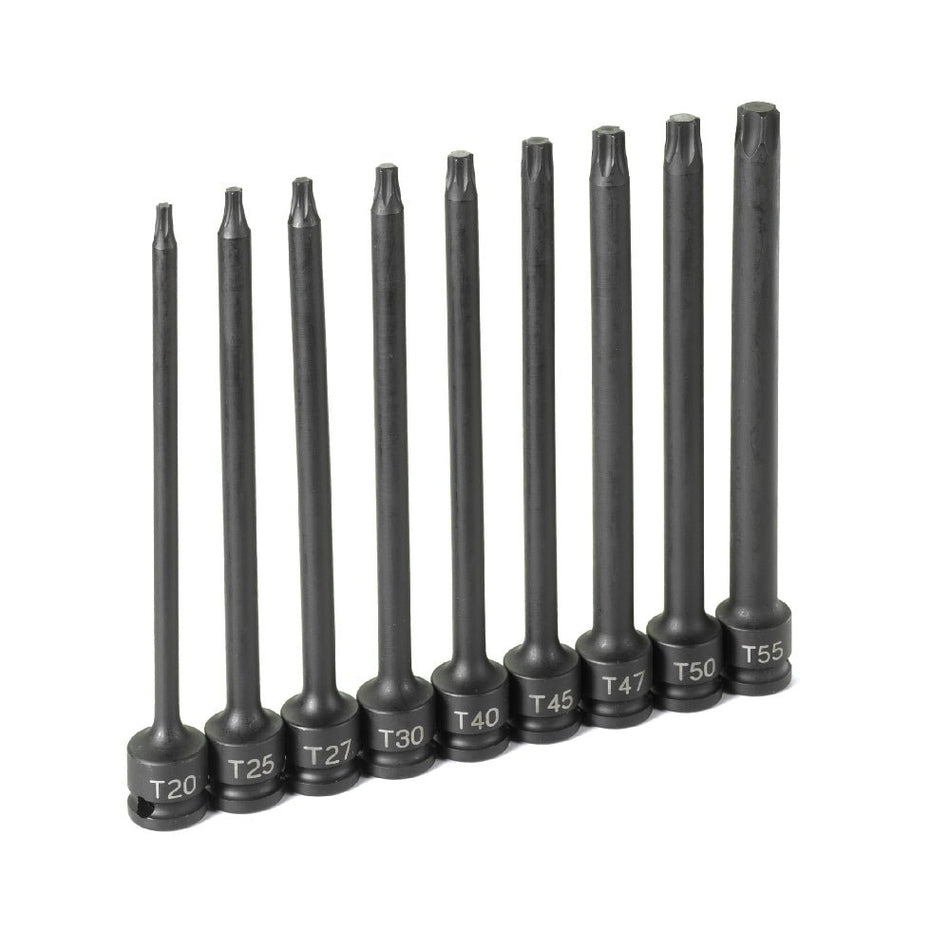 3/8" Drive 9 Pc. 6" Length Internal Star Set - AAA Industrial Supply