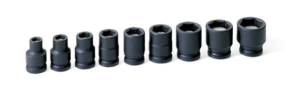 3/8" Drive 9 Pc. Magnetic Impact Socket Set - AAA Industrial Supply