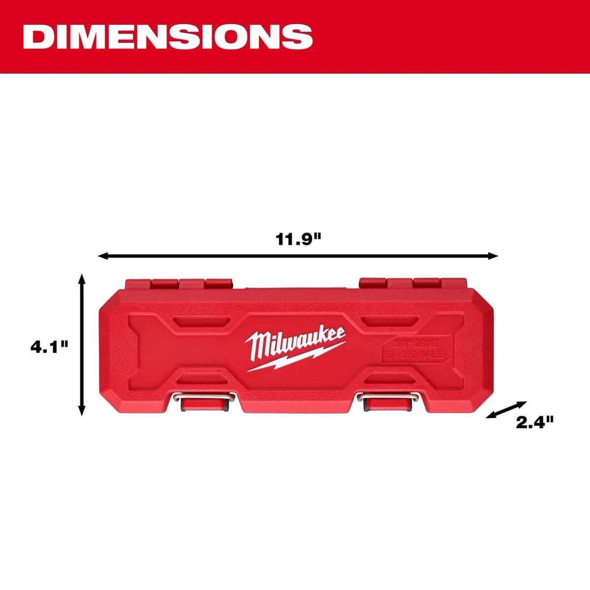3/8” Drive Click Torque Wrench (50-250 in·lbf) - AAA Industrial Supply