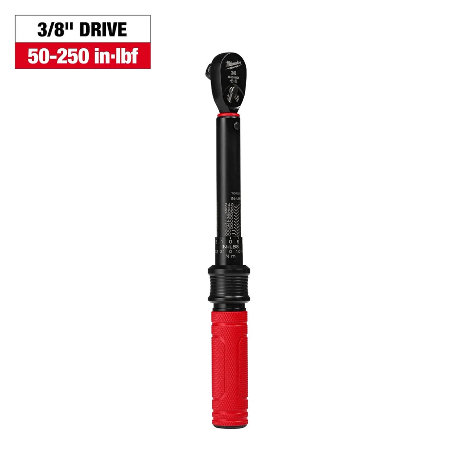 3/8” Drive Click Torque Wrench (50-250 in·lbf) - AAA Industrial Supply