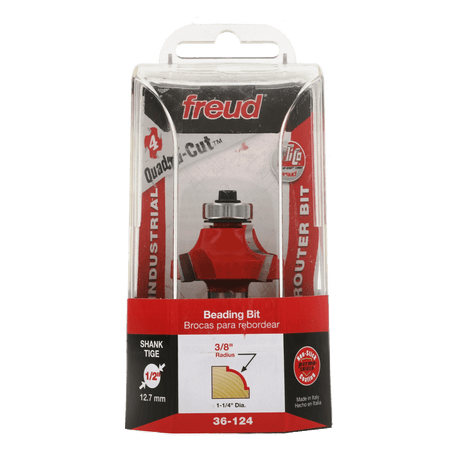 3/8" Quadra - Cut Radius Beading Bit - AAA Industrial Supply