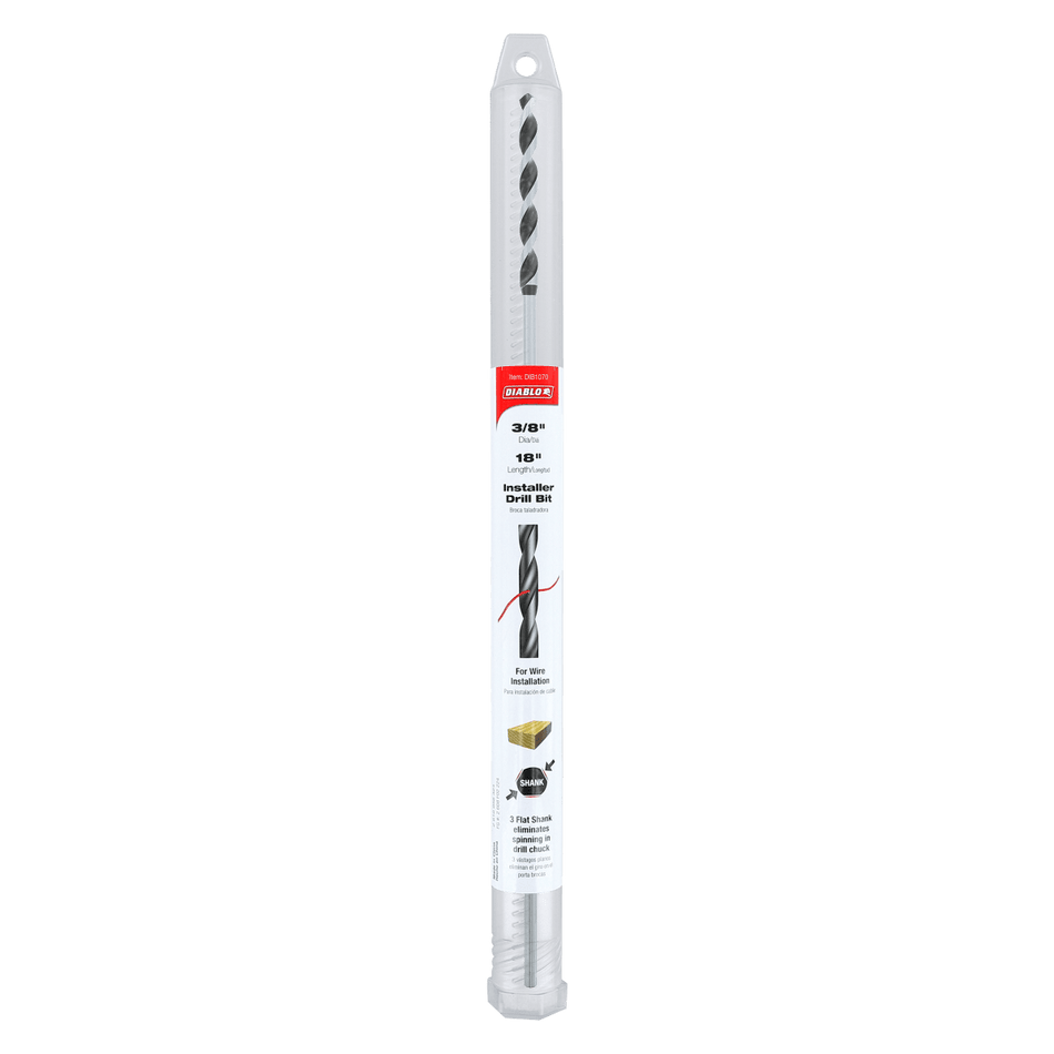 3/8" x 18" Installer Drill Bit for Wood - AAA Industrial Supply