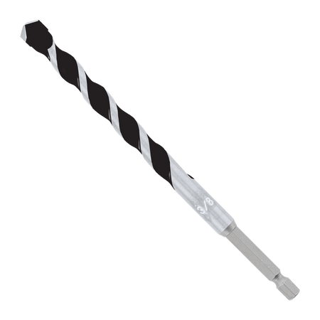 3/8" x 4" x 6" Multi - Material Carbide - Tipped Hammer Drill Bit - AAA Industrial Supply