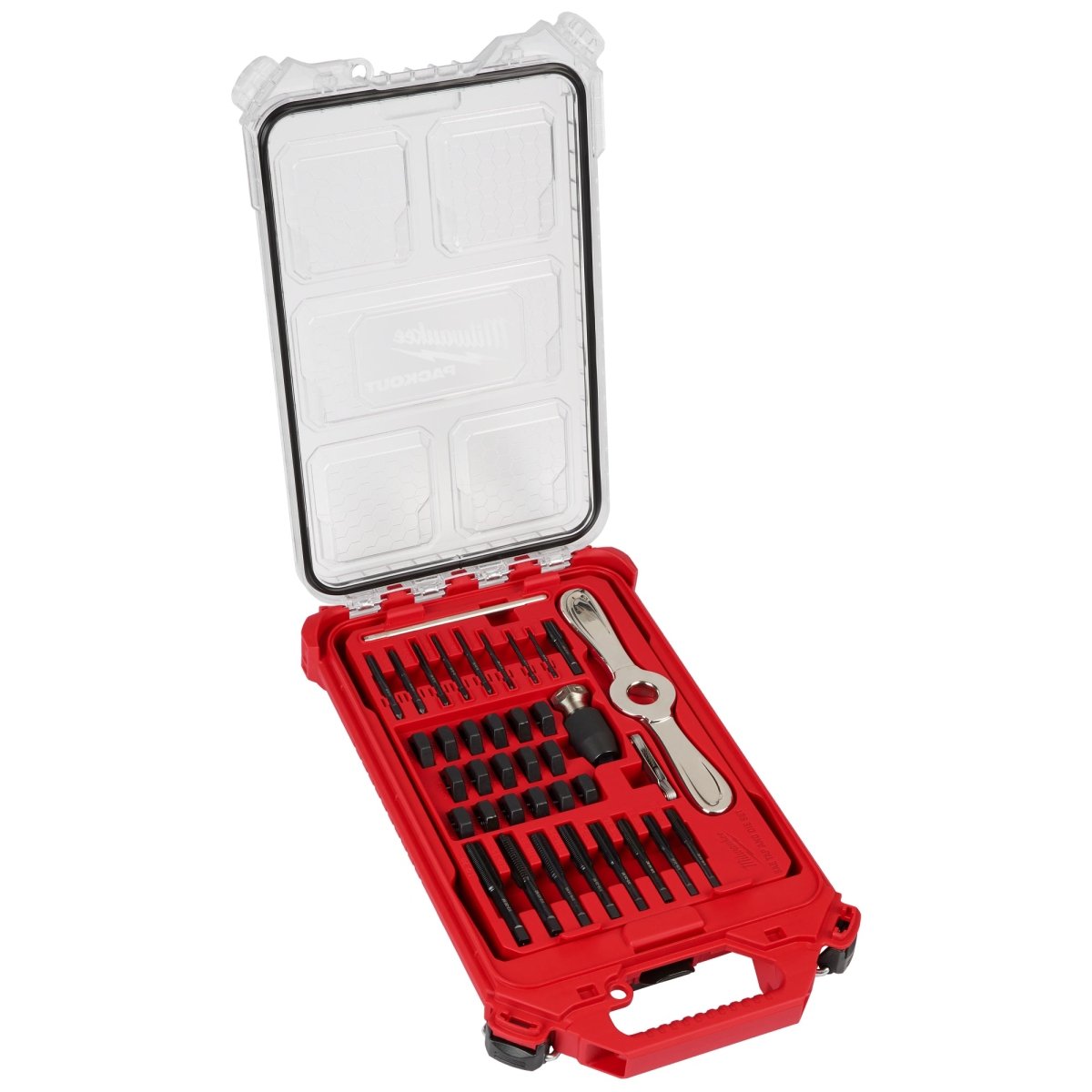 38PC SAE Tap & Die PACKOUT™ Set w/ HEX - LOK™ 2 - in - 1 Handle - AAA Industrial Supply