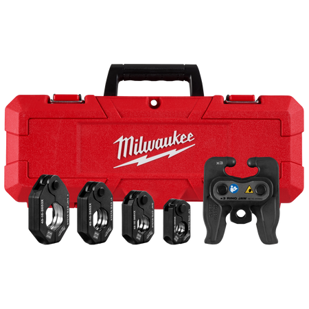 Milwaukee 1/2" - 1-1/4" CTS-V Pivoting Press Ring Kit for M12™ FORCE LOGIC™ Press Tool