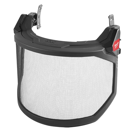 BOLT™ Full Face Shield - Metal Mesh (Compatible with Milwaukee® Safety Helmets & Hard Hats)