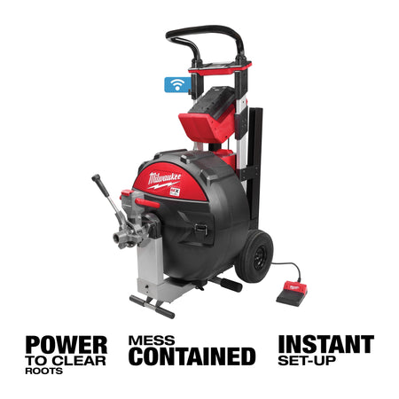 Milwaukee MX FUEL™ Sewer Drum Machine for 5/8“ - ¾“ Cable Kit
