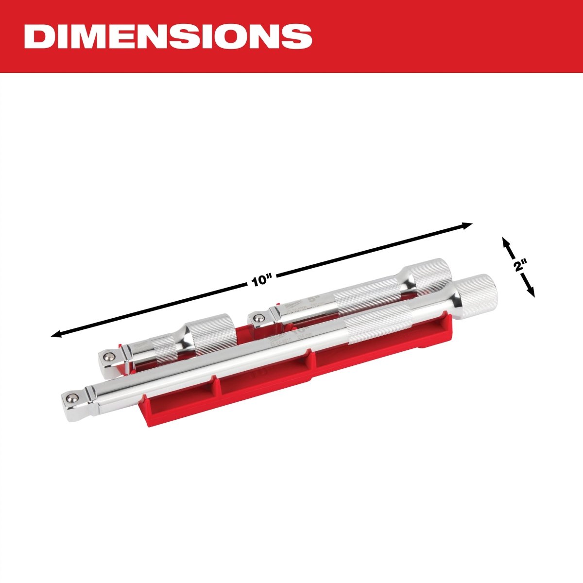 3pc 1/2” Drive Wobble Extension Set - AAA Industrial Supply