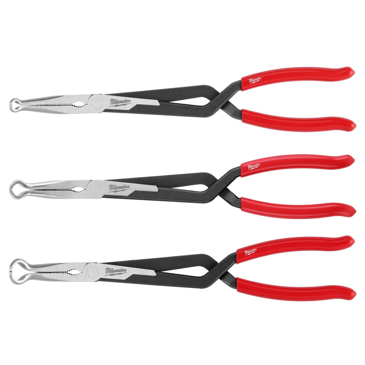 3PC Long Reach Hose Grip Pliers Set - AAA Industrial Supply