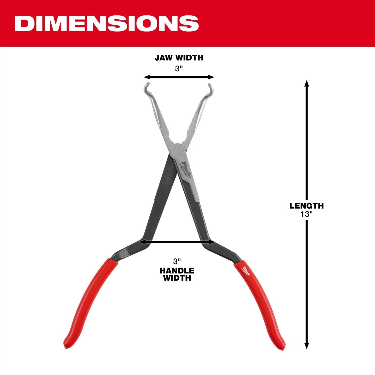 3PC Long Reach Hose Grip Pliers Set - AAA Industrial Supply