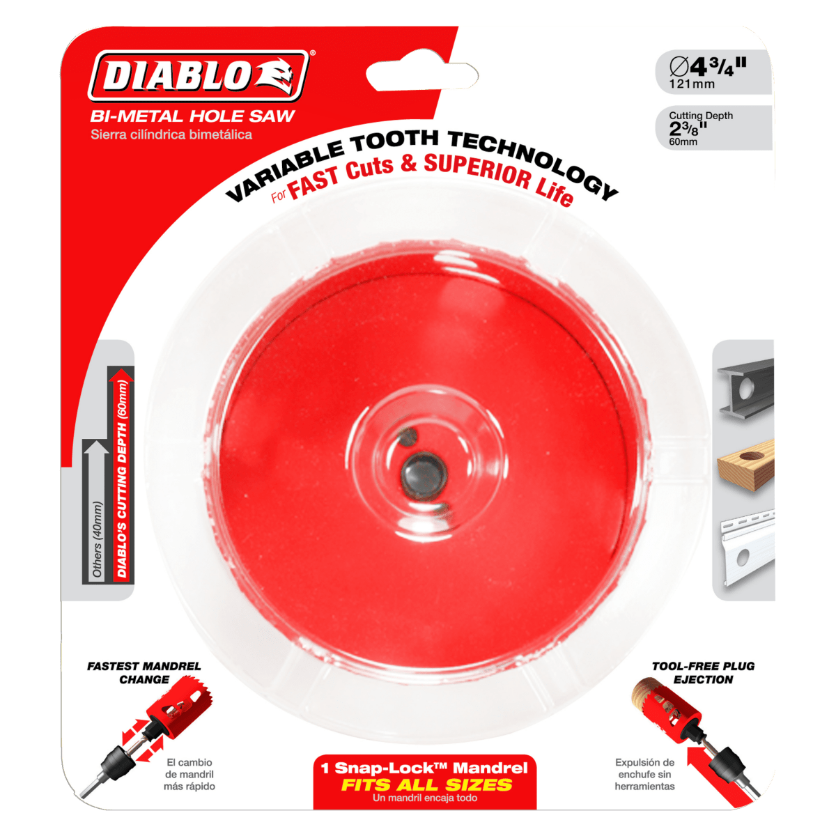 4 - 1/2" Bi - Metal Hole Saw - AAA Industrial Supply