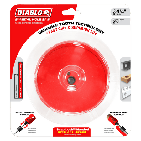 4 - 1/2" Bi - Metal Hole Saw - AAA Industrial Supply