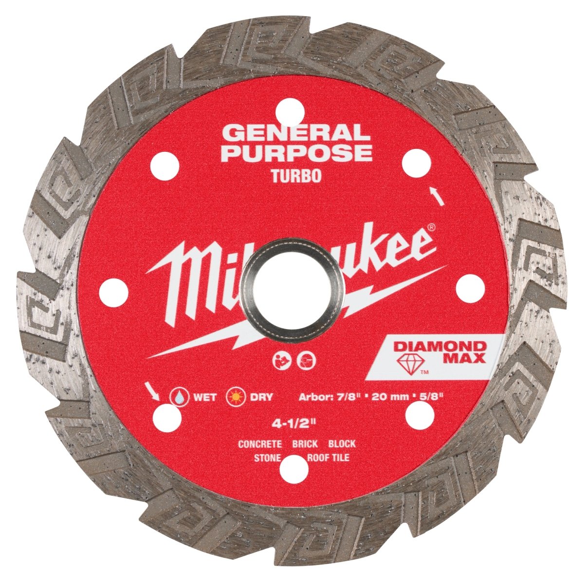 4 - 1/2" DIAMOND MAX™ Turbo, General Purpose Diamond Blade - AAA Industrial Supply