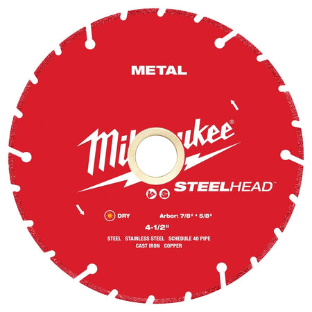 4 - 1/2” STEELHEAD™ Metal Cutting Diamond Blade - AAA Industrial Supply
