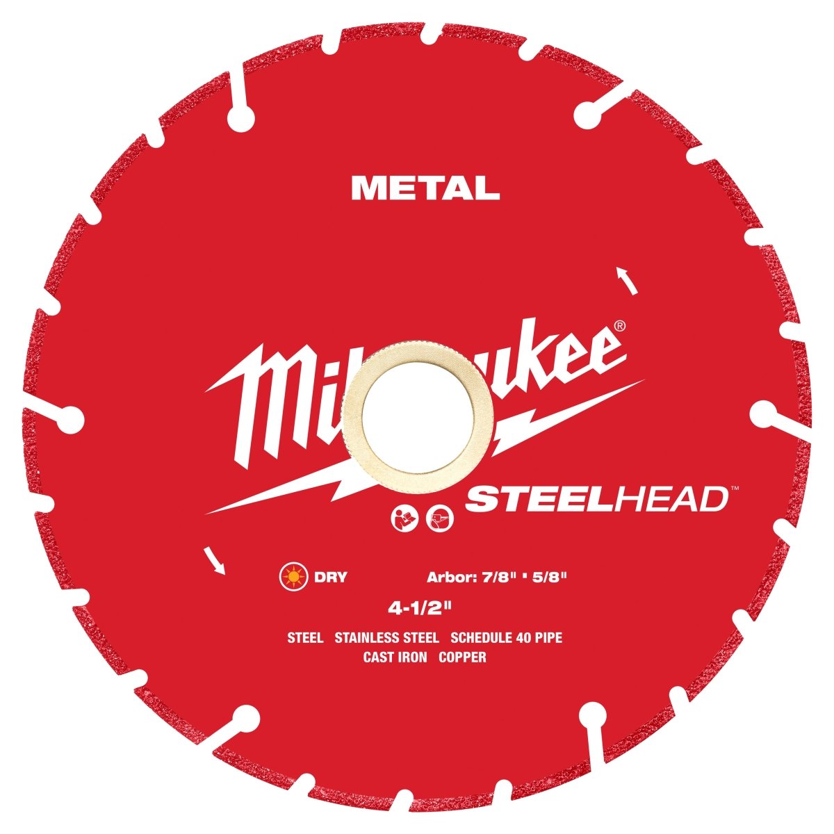 4 - 1/2” STEELHEAD™ Metal Cutting Diamond Blade - AAA Industrial Supply