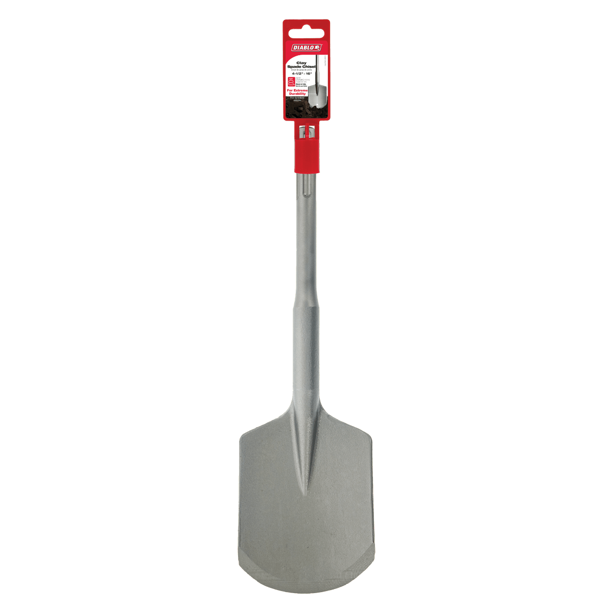 4 - 1/2" x 16" SDS - Max Clay Spade Chisel - AAA Industrial Supply