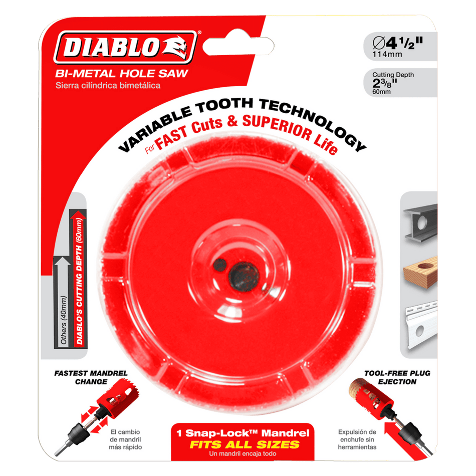4 - 1/4" Bi - Metal Hole Saw - AAA Industrial Supply