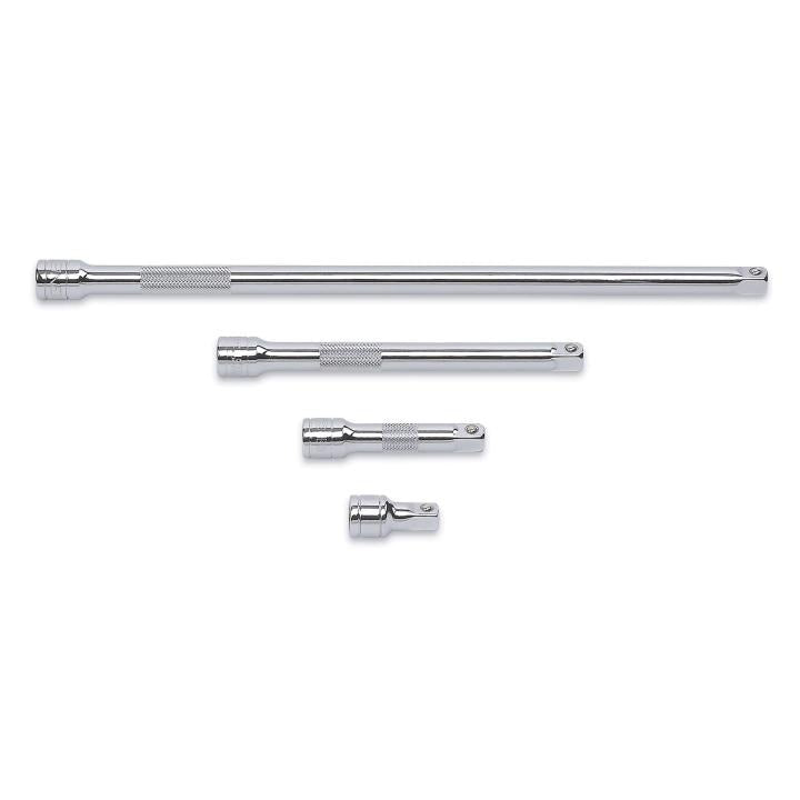 4 Piece 3/8" Drive Extension Set 1 - 1/2", 3", 6" & 12" - AAA Industrial Supply