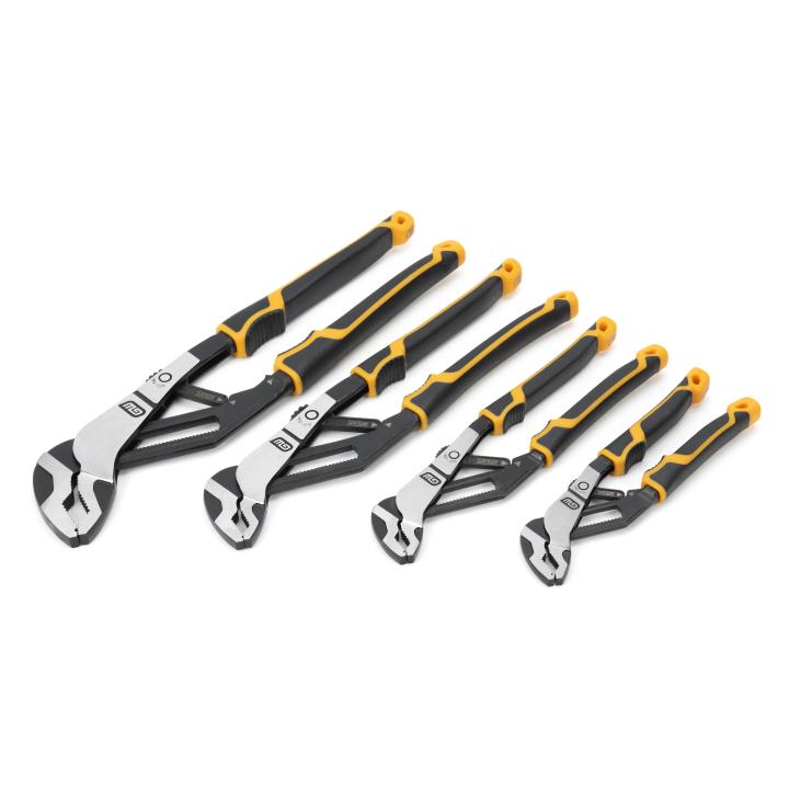 4 Piece PITBULL Auto - Bite™ Tongue & Groove Dual Material Pliers - AAA Industrial Supply