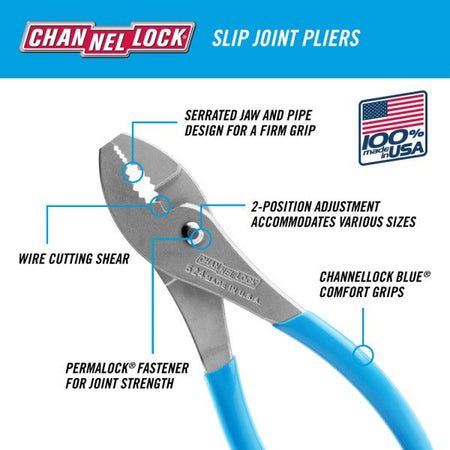 4.5" Channellock Slip Joint Plier - AAA Industrial Supply