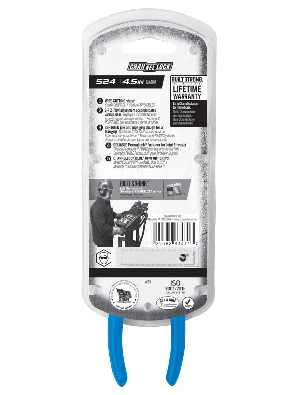 4.5" Channellock Slip Joint Plier - AAA Industrial Supply