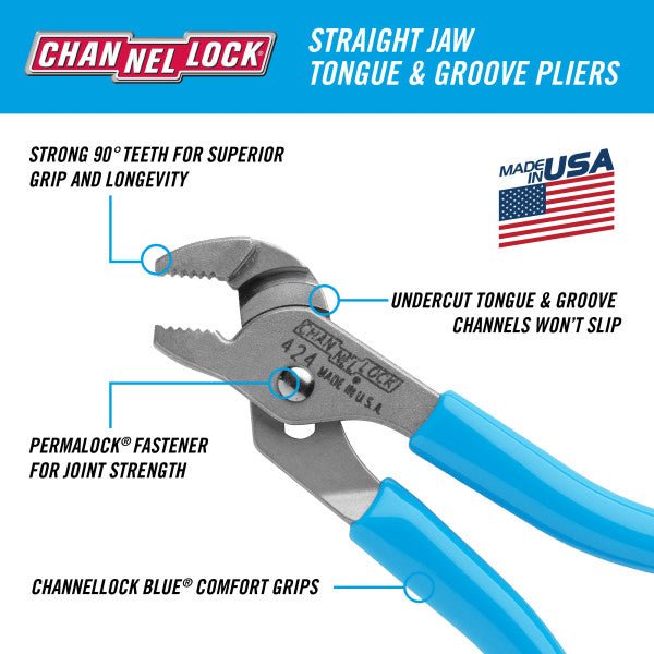 4.5" Channellock Tongue & Groove - AAA Industrial Supply