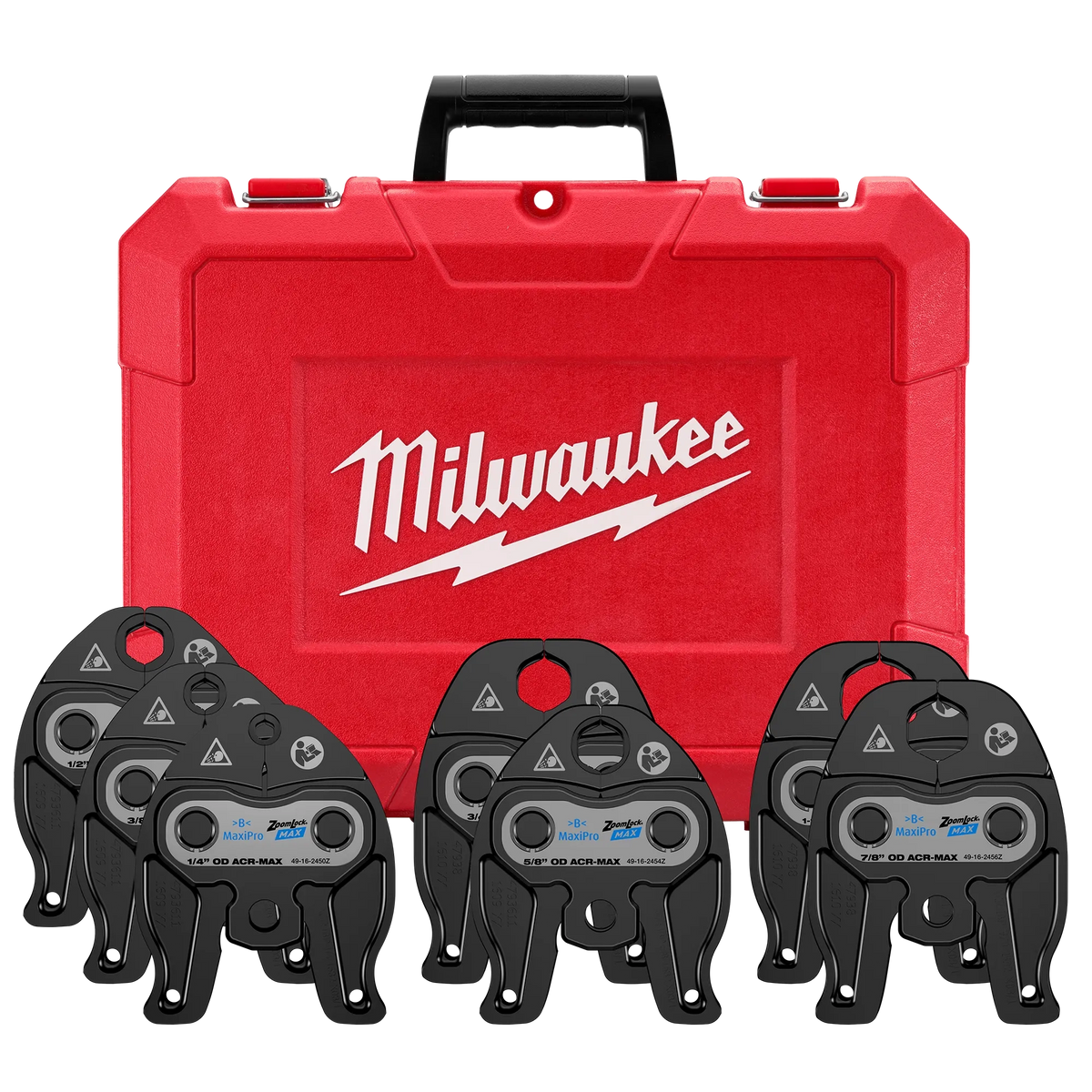 Milwaukee ¼”- 1-1/8” ZoomLock® MAX Press Jaw Kit for M12™ FORCE LOGIC™ Press Tools