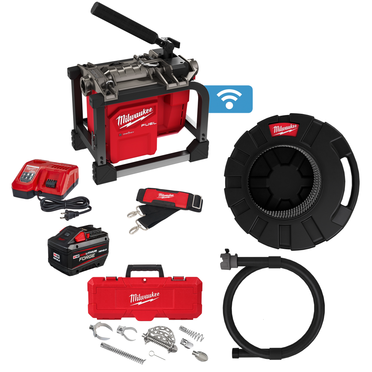 Milwaukee M18 FUEL™ Sectional Machine with 7/8” Cable