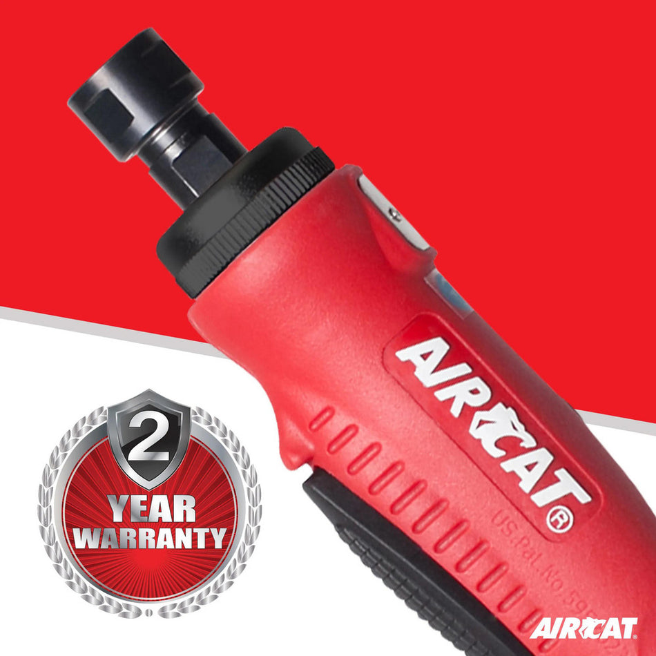 AIRCAT Pneumatic Tools 6200: .4 HP Mini Straight Die Grinder 20,000 RPM