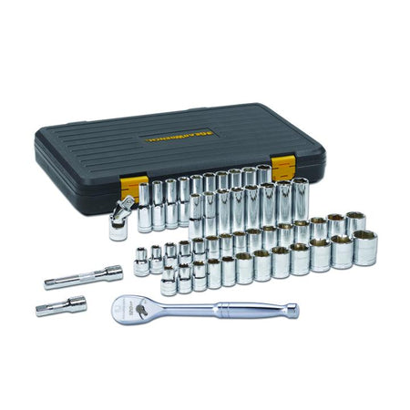 49 Piece 1/2" Drive 6 Point 120XP™ Standard and Deep SAE/Metric Mechanics Tool Set - AAA Industrial Supply