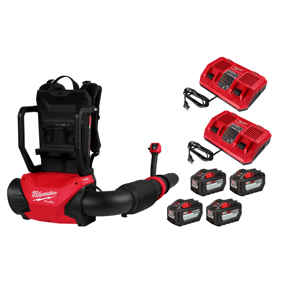 Milwaukee M18 FUEL™ Dual Battery Backpack Blower Kit