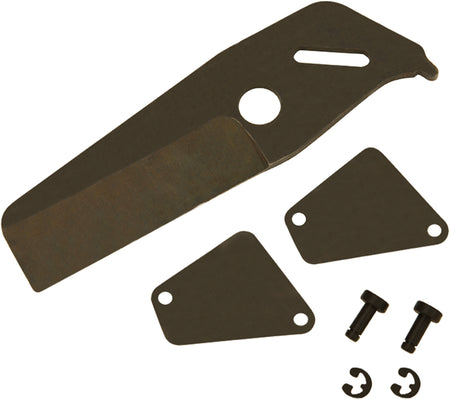 Replacement Blade With Pins and Clips, 4-1/4 in L, 1-3/8 in W, Steel