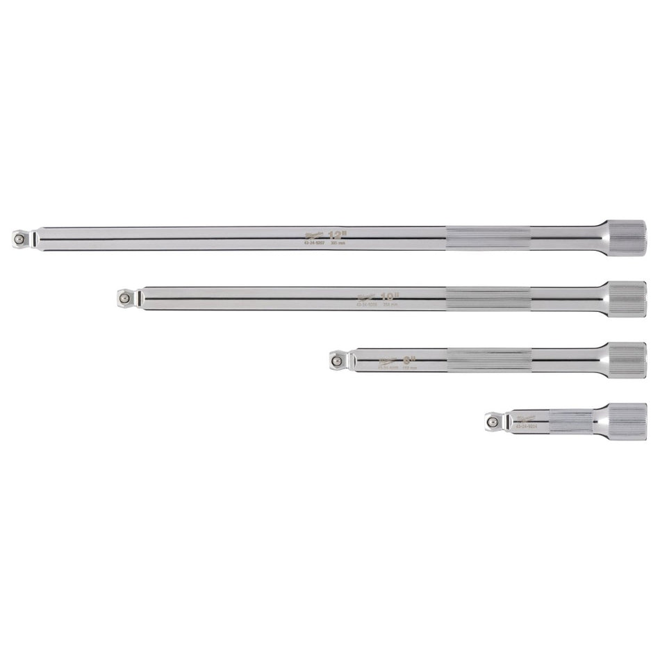 4pc 3/8” Drive Wobble Extension Set - AAA Industrial Supply