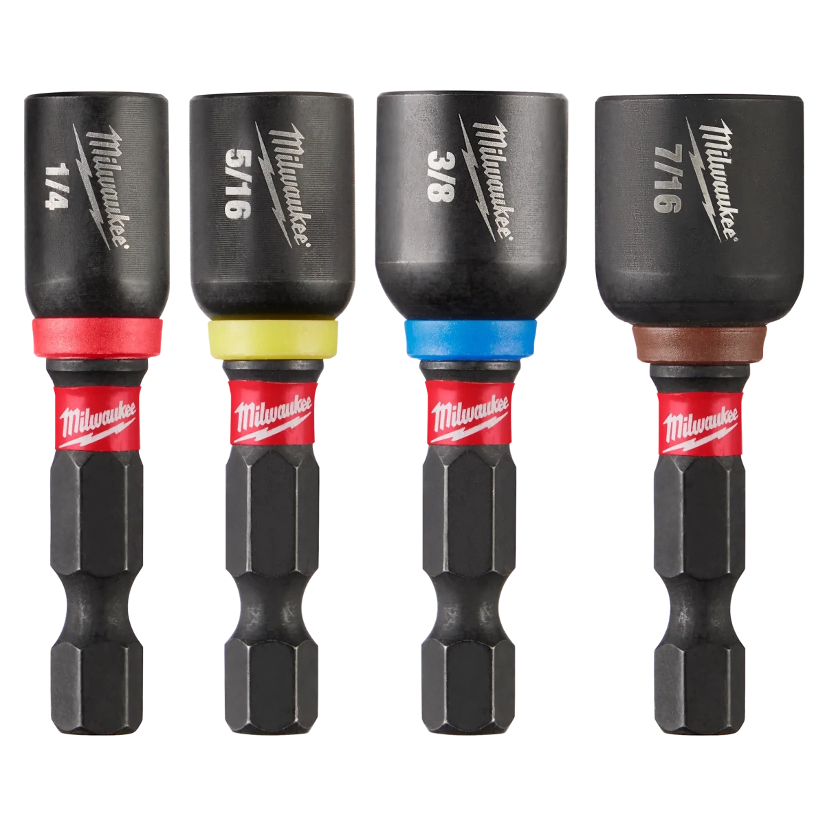 4PC SHOCKWAVE™ Impact Duty 1-7/8" Magnetic Nut Driver Set - AAA Industrial Supply