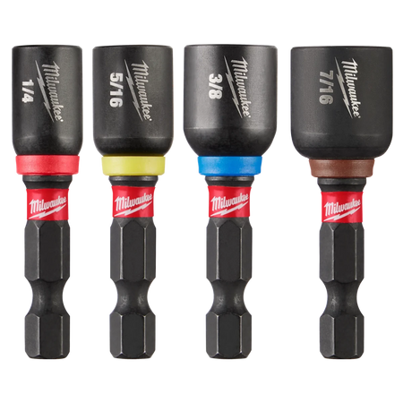 4PC SHOCKWAVE™ Impact Duty 1-7/8" Magnetic Nut Driver Set - AAA Industrial Supply