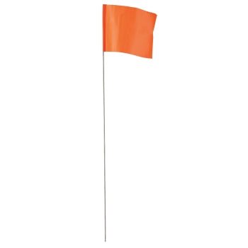 (5) 100PK ORNG STAKE FLAGS - AAA Industrial Supply