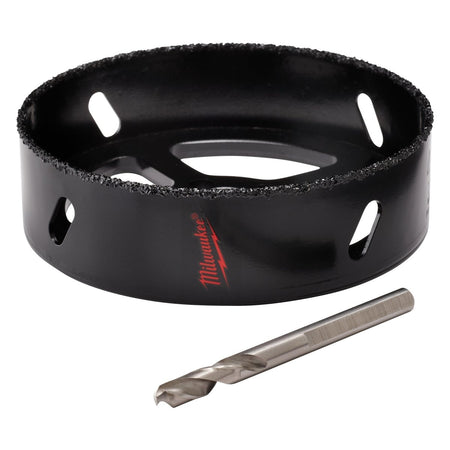 5 - 3/8" Recessed Light Carbide Grit Hole Saw with Pilot Bit - AAA Industrial Supply
