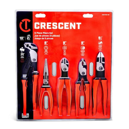 5 Piece Z2™ Mixed Dual Material Plier Set - AAA Industrial Supply