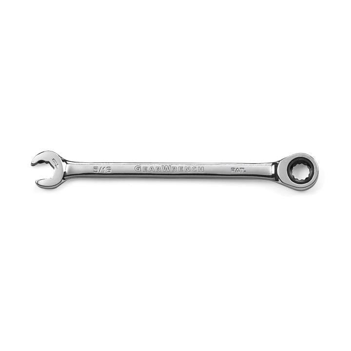 5/16" 72 - Tooth 12 Point Open End Ratcheting Combination Wrench - AAA Industrial Supply