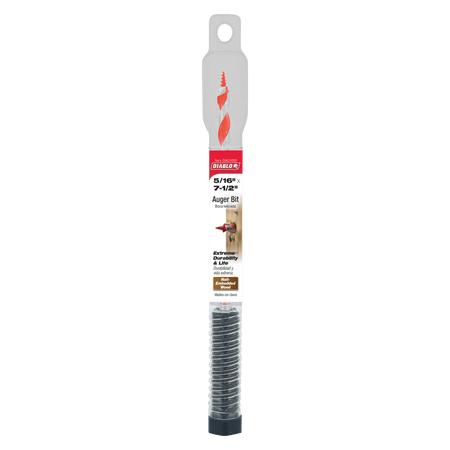 5/16" x 7 - 1/2" Auger Bit for Wood & Nail - Embedded Wood - AAA Industrial Supply