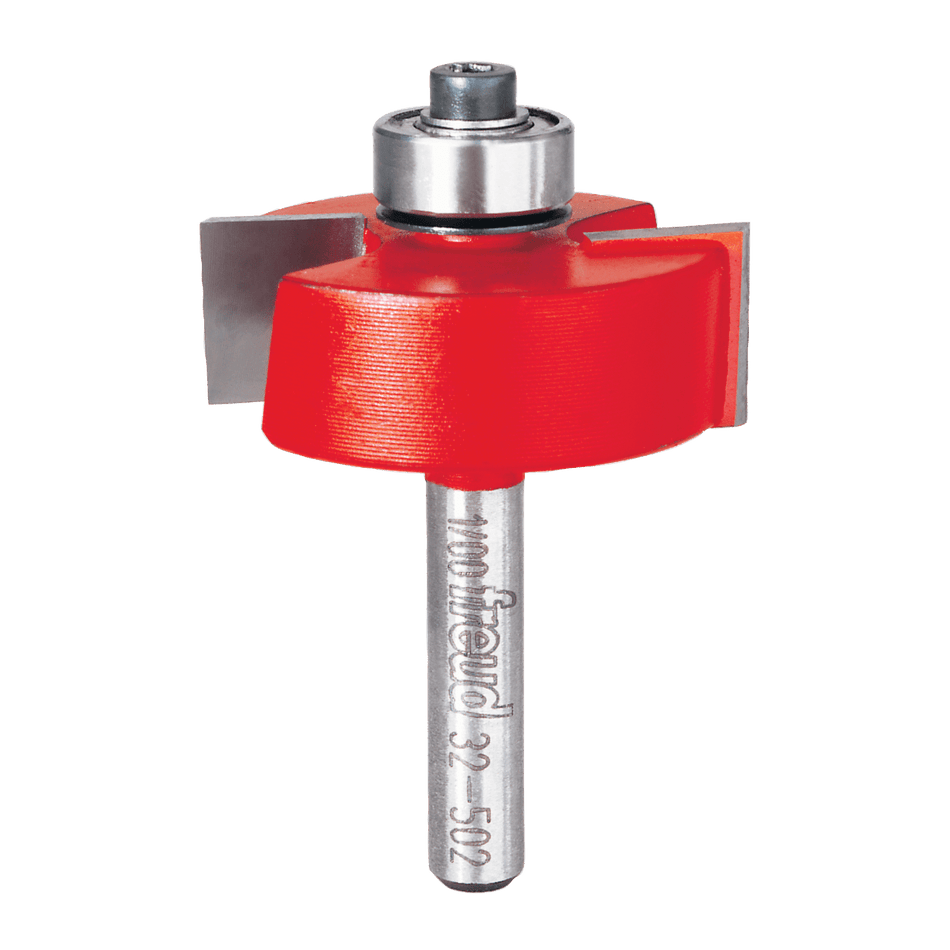 5/16",3/8",7/16",1/2" Depth Rabbeting Bit with Bearings - AAA Industrial Supply