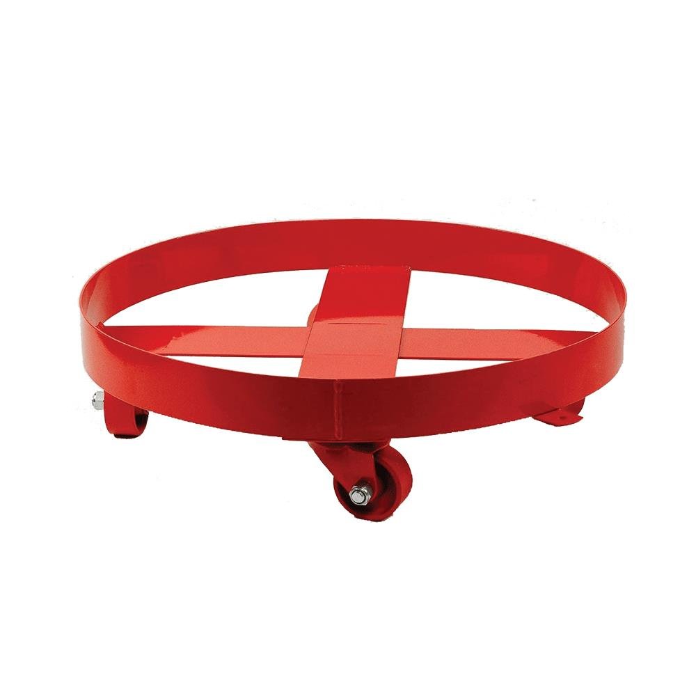 55 gal Drum Band Dolly - Steel - 4 Swivel Casters - AAA Industrial Supply