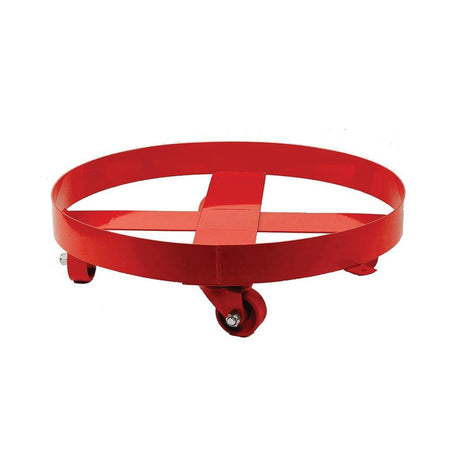 55 gal Drum Band Dolly - Steel - 4 Swivel Casters - AAA Industrial Supply