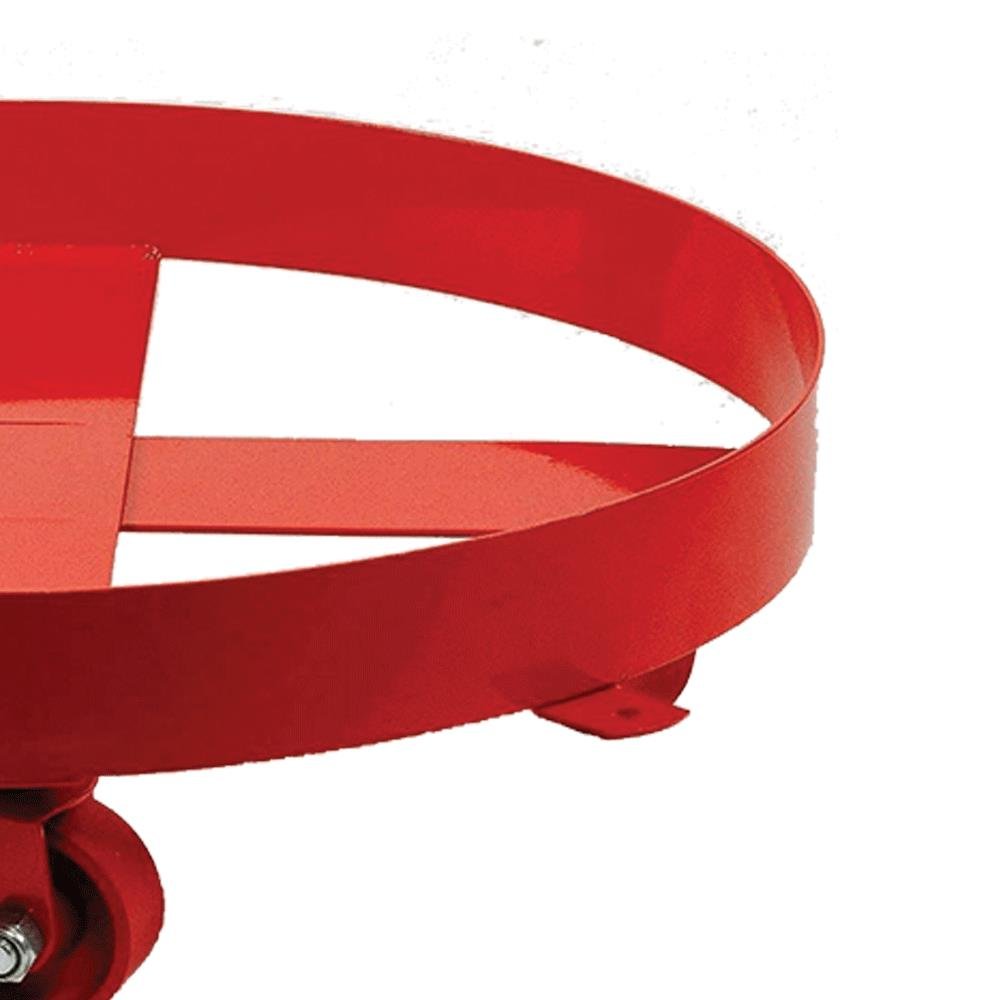 55 gal Drum Band Dolly - Steel - 4 Swivel Casters - AAA Industrial Supply