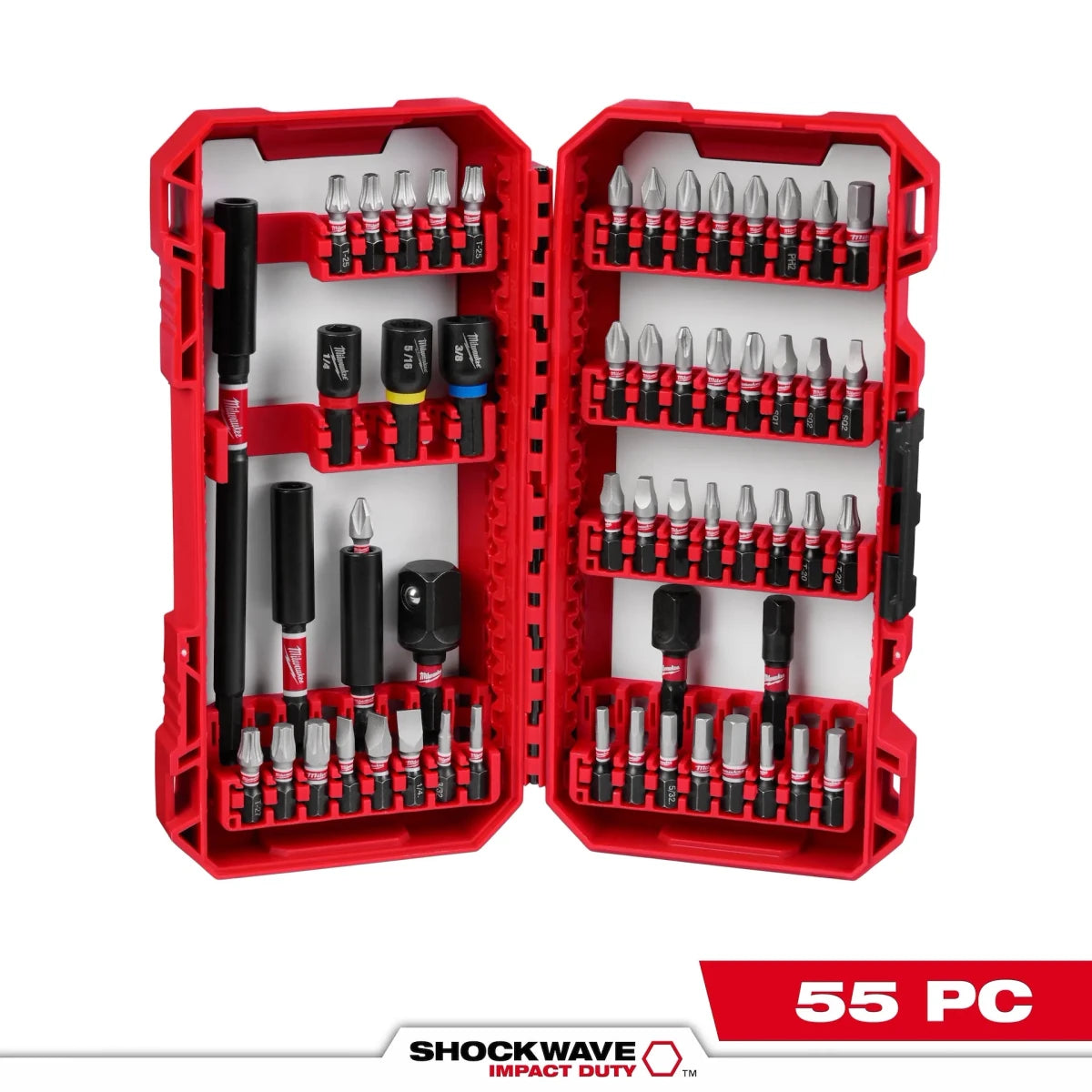 55PC SHOCKWAVE™ Impact Duty Driver Bit Set - AAA Industrial Supply